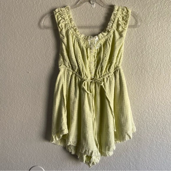 Urban Outfitters Pants - Urban Outfitters Light Green Romper NWOT